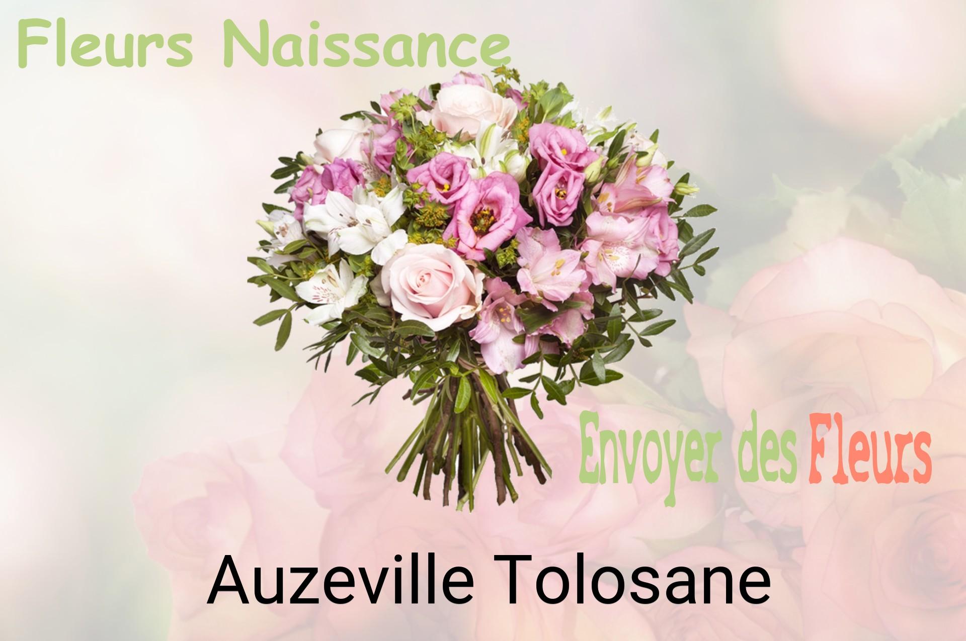 Bouquet de fleurs de naissance livré à Auzeville-Tolosane